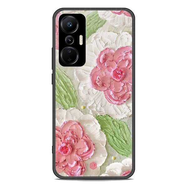 Floral Series Soft Phone Case - Premium Glass Case - Design 13 - Infinix Hot 20S