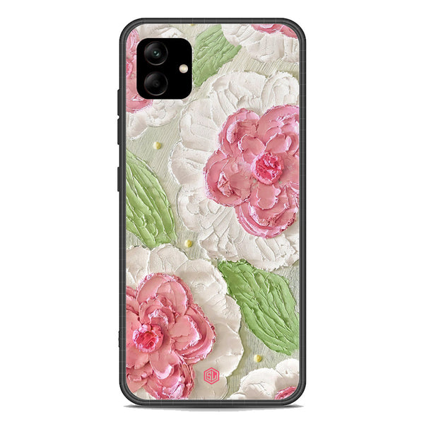 Floral Series Soft Phone Case - Premium Glass Case - Design 13 - Samsung Galaxy M04 4G