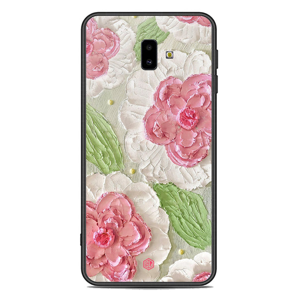 Floral Series Soft Phone Case - Premium Glass Case - Design 13 - Samsung Galaxy J6 Plus 2018