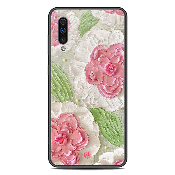 Floral Series Soft Phone Case - Premium Glass Case - Design 13 - Samsung Galaxy A30s