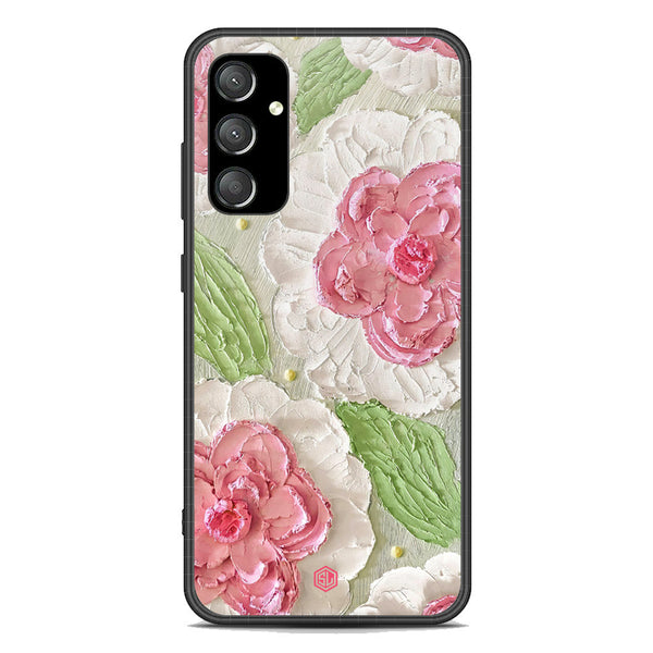 Floral Series Soft Phone Case - Premium Glass Case - Design 13 - Samsung Galaxy A24 4G