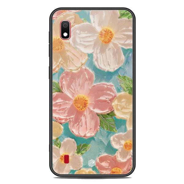 Floral Series Soft Phone Case - Premium Glass Case - Design 16 - Samsung Galaxy A10