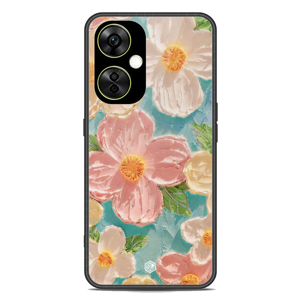 Floral Series Soft Phone Case - Premium Glass Case - Design 16 - OnePlus Nord CE 3 Lite