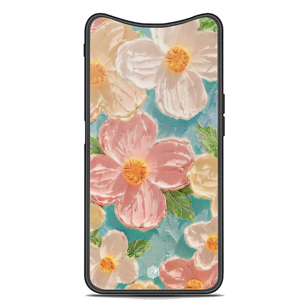 Floral Series Soft Phone Case - Premium Glass Case - Design 16 - Oppo Find X