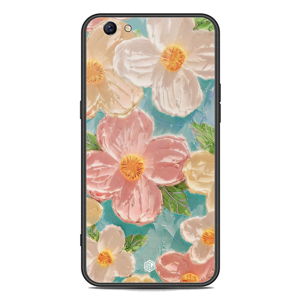 Floral Series Soft Phone Case - Premium Glass Case - Design 16 - Oppo F3 Plus