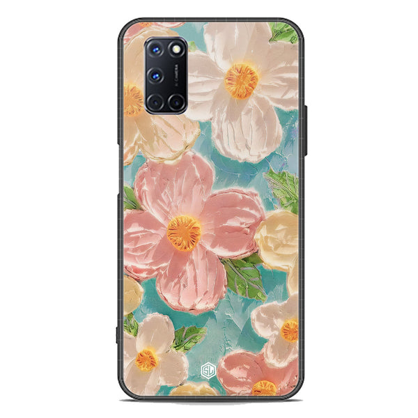 Floral Series Soft Phone Case - Premium Glass Case - Design 16 - Oppo A72