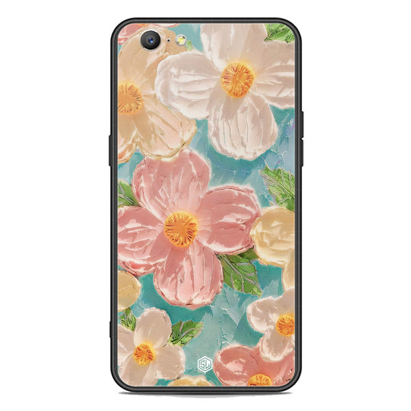Floral Series Soft Phone Case - Premium Glass Case - Design 16 - Oppo A39