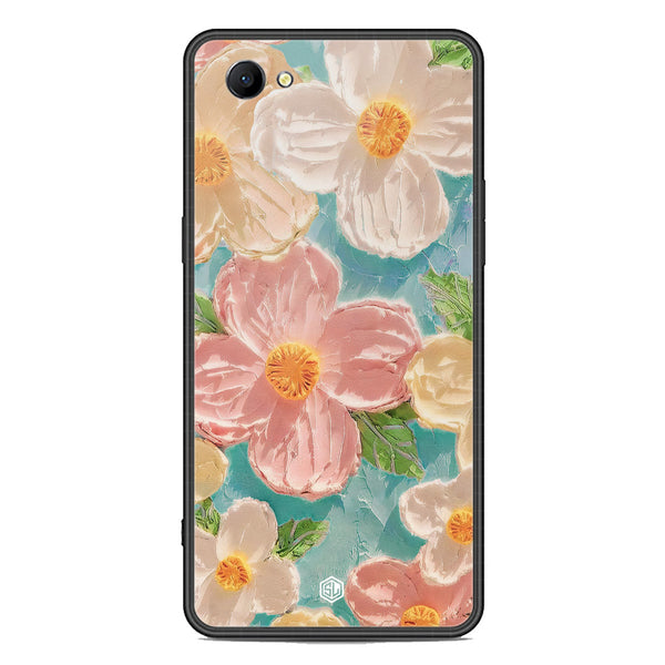 Floral Series Soft Phone Case - Premium Glass Case - Design 16 - Oppo A3