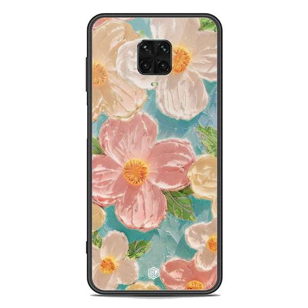 Floral Series Soft Phone Case - Premium Glass Case - Design 16 - Xiaomi Redmi Note 9 Pro