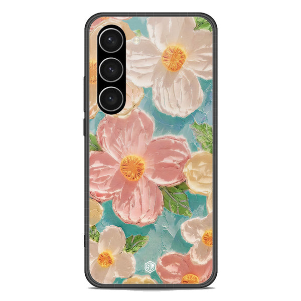 Floral Series Soft Phone Case - Premium Glass Case - Design 16 - Samsung Galaxy S23 Plus 5G