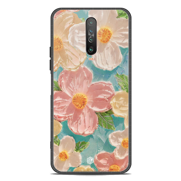 Floral Series Soft Phone Case - Premium Glass Case - Design 16 - Xiaomi Redmi K30