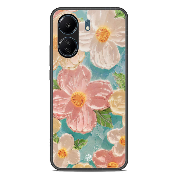 Floral Series Soft Phone Case - Premium Glass Case - Design 16 - Xiaomi 13C