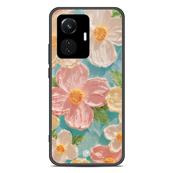 Floral Series Soft Phone Case - Premium Glass Case - Design 16 - Vivo Y55 4G