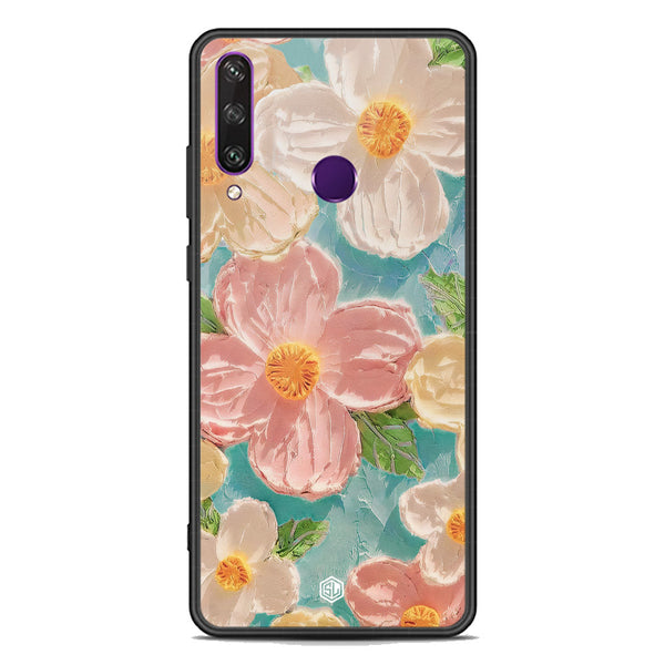 Floral Series Soft Phone Case - Premium Glass Case - Design 16 - Huawei Y6p