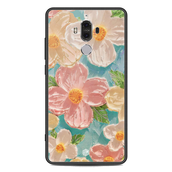 Floral Series Soft Phone Case - Premium Glass Case - Design 16 - Huawei Mate 9