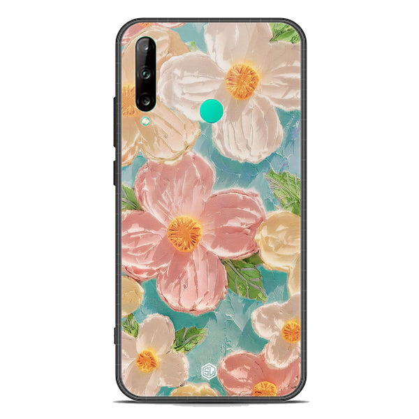 Floral Series Soft Phone Case - Premium Glass Case - Design 16 - Honor 9C