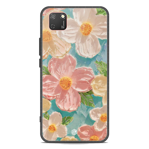 Floral Series Soft Phone Case - Premium Glass Case - Design 16 - Honor 9S