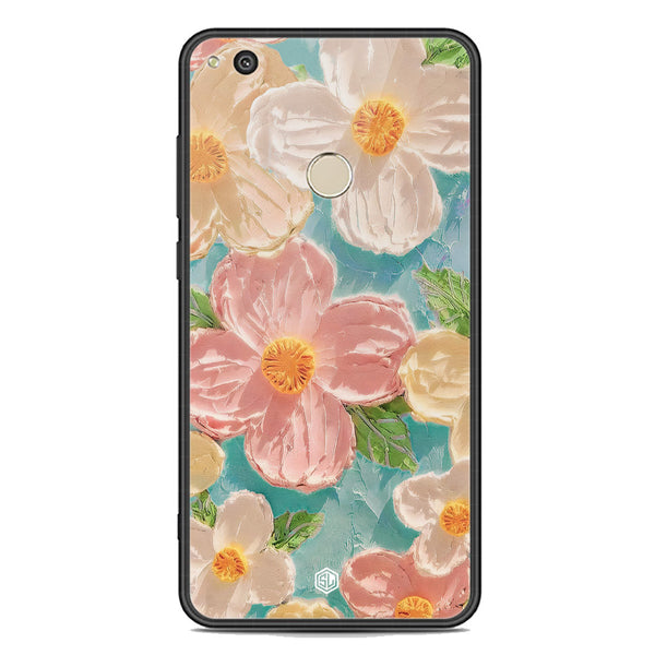 Floral Series Soft Phone Case - Premium Glass Case - Design 16 - Honor 8 Lite