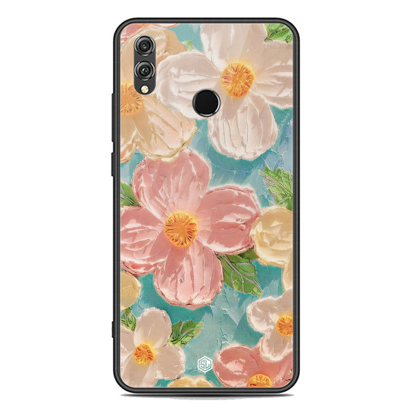 Floral Series Soft Phone Case - Premium Glass Case - Design 16 - Huawei Honor 8X