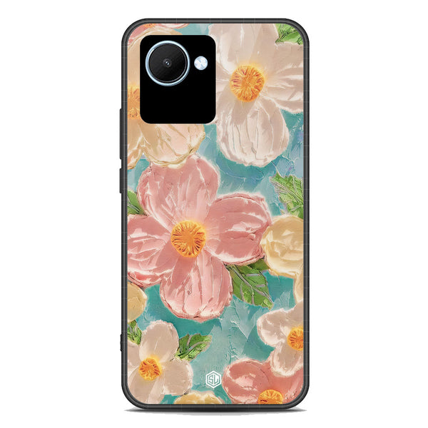Floral Series Soft Phone Case - Premium Glass Case - Design 16 - Realme C30