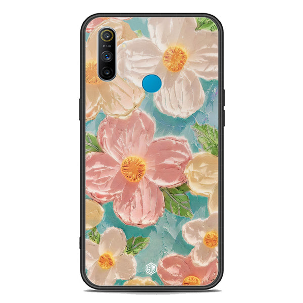 Floral Series Soft Phone Case - Premium Glass Case - Design 16 - Realme C3