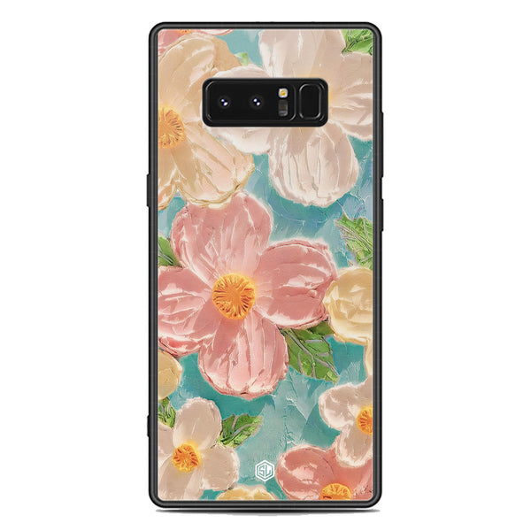 Floral Series Soft Phone Case - Premium Glass Case - Design 16 - Samsung Galaxy Note 8