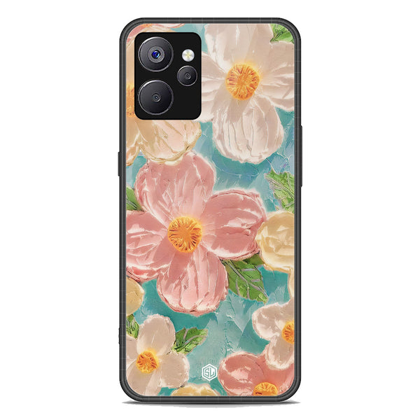 Floral Series Soft Phone Case - Premium Glass Case - Design 16 - Realme 9i 5G