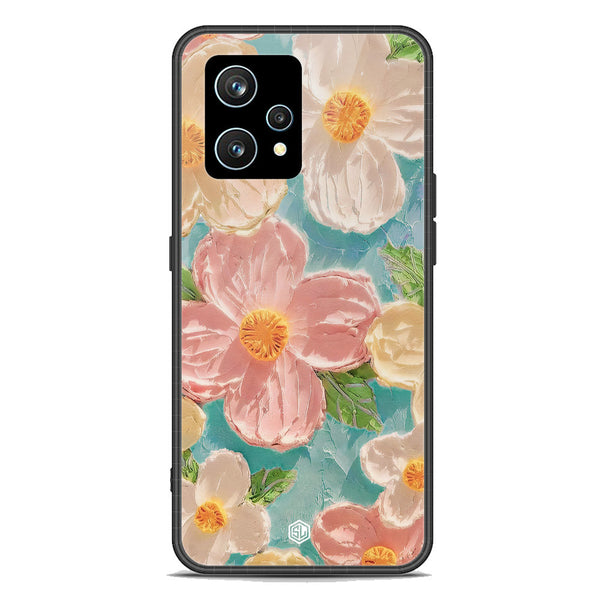 Floral Series Soft Phone Case - Premium Glass Case - Design 16 - Realme 9 4G