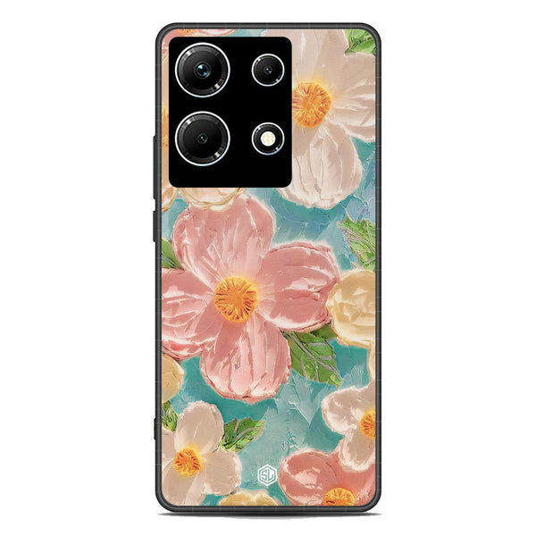 Floral Series Soft Phone Case - Premium Glass Case - Design 16 - Infinix Note 30