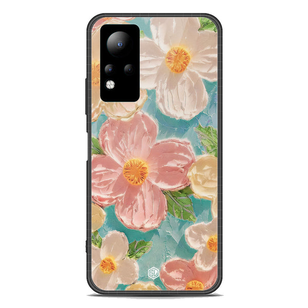 Floral Series Soft Phone Case - Premium Glass Case - Design 16 - Infinix Note 11