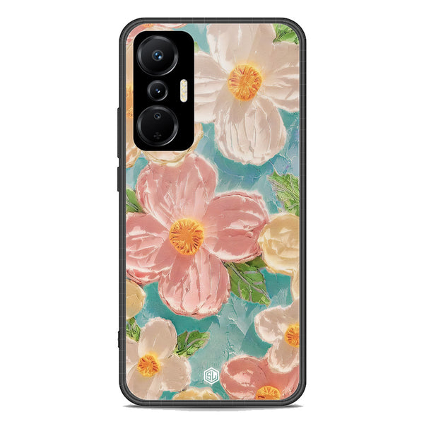 Floral Series Soft Phone Case - Premium Glass Case - Design 16 - Infinix Hot 20S
