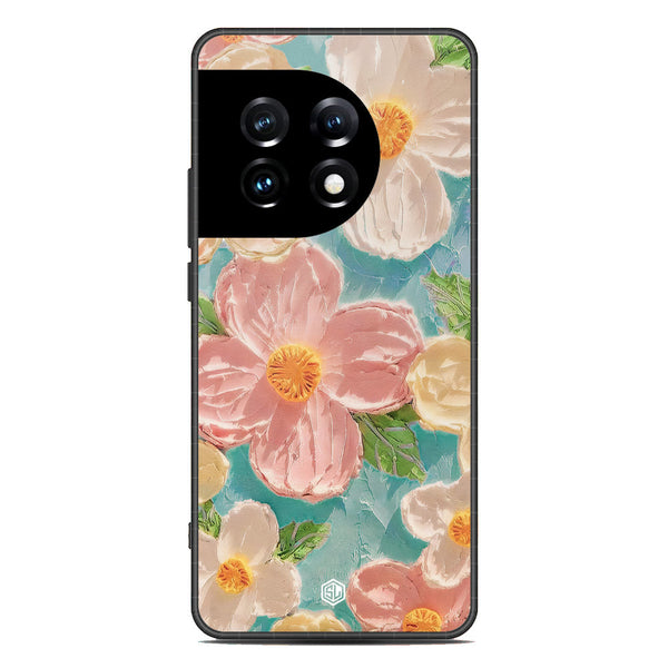 Floral Series Soft Phone Case - Premium Glass Case - Design 16 - OnePlus Ace 2 Pro
