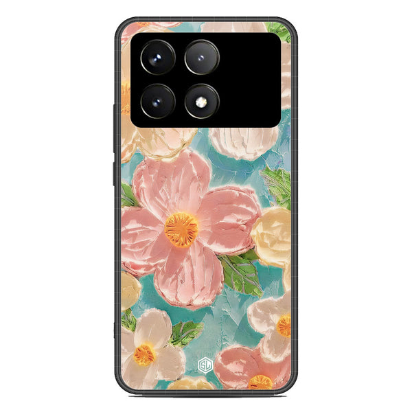 Floral Series Soft Phone Case - Premium Glass Case - Design 16 - Xiaomi Poco X6 Pro