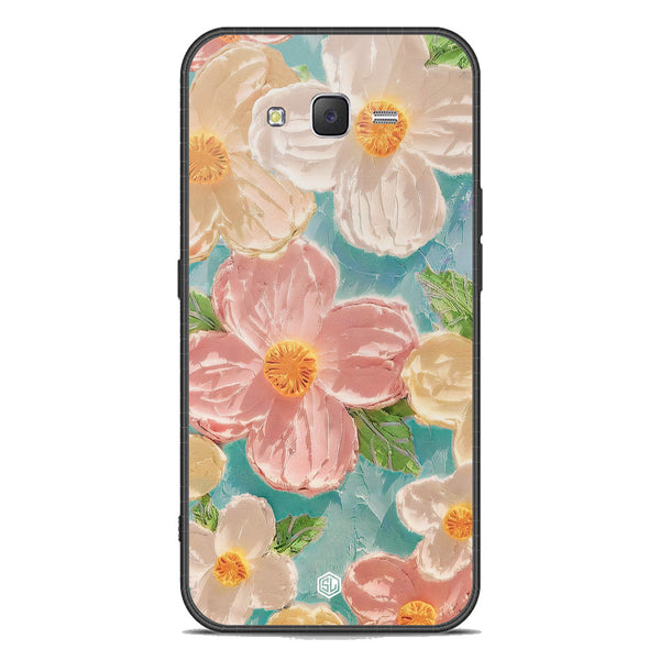 Floral Series Soft Phone Case - Premium Glass Case - Design 16 - Samsung Galaxy J7 2015