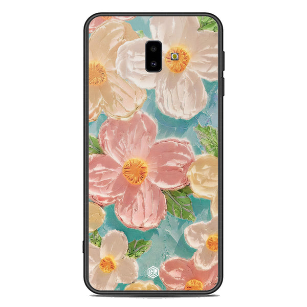 Floral Series Soft Phone Case - Premium Glass Case - Design 16 - Samsung Galaxy J6 Plus 2018