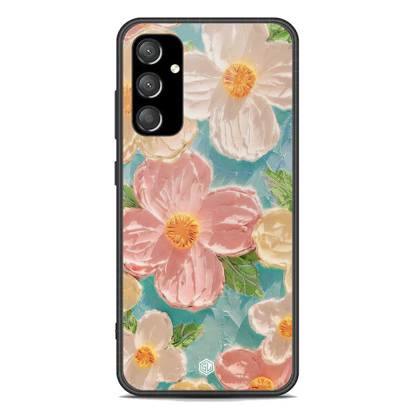 Floral Series Soft Phone Case - Premium Glass Case - Design 16 - Samsung Galaxy A24 4G