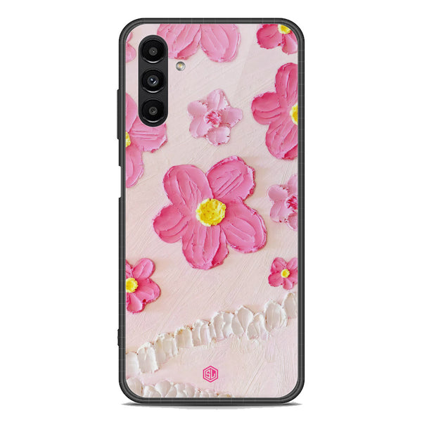 Floral Series Soft Phone Case - Premium Glass Case - Design 2 - Samsung Galaxy A13 5G