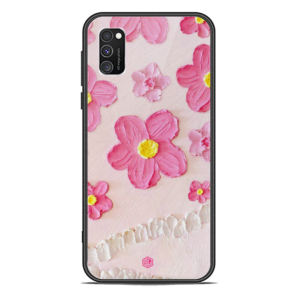 Floral Series Soft Phone Case - Premium Glass Case - Design 2 - Samsung Galaxy A03s