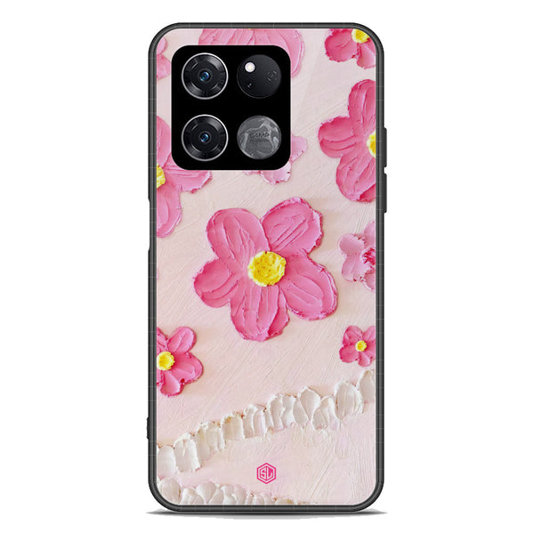 Floral Series Soft Phone Case - Premium Glass Case - Design 2 - OnePlus Ace Racing