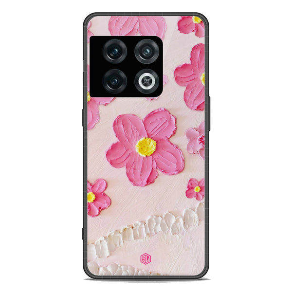 Floral Series Soft Phone Case - Premium Glass Case - Design 2 - OnePlus 10 Pro