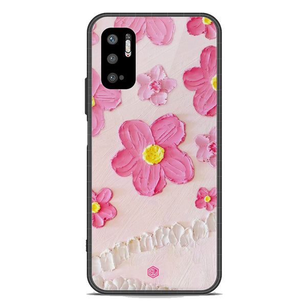 Floral Series Soft Phone Case - Premium Glass Case - Design 2 - Xiaomi Redmi Note 10 5G