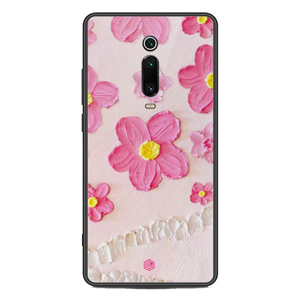 Floral Series Soft Phone Case - Premium Glass Case - Design 2 - Xiaomi Redmi K20 Pro