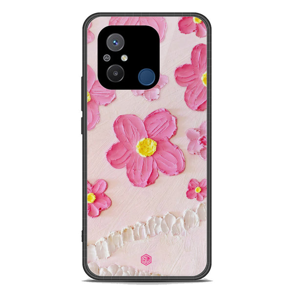 Floral Series Soft Phone Case - Premium Glass Case - Design 2 - Xiaomi Redmi 12C