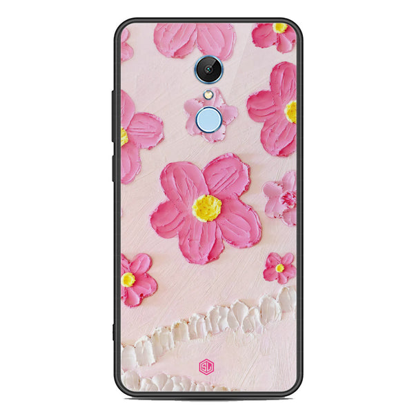 Floral Series Soft Phone Case - Premium Glass Case - Design 2 - Xiaomi Redmi 5
