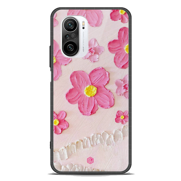 Floral Series Soft Phone Case - Premium Glass Case - Design 2 - Xiaomi Mi 11i