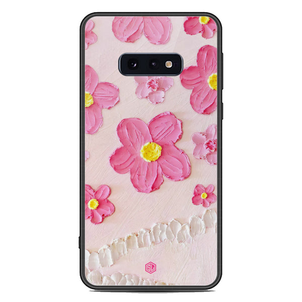 Floral Series Soft Phone Case - Premium Glass Case - Design 2 - Samsung Galaxy S10e