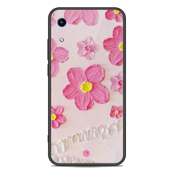 Floral Series Soft Phone Case - Premium Glass Case - Design 2 - Huawei Y6s 2019