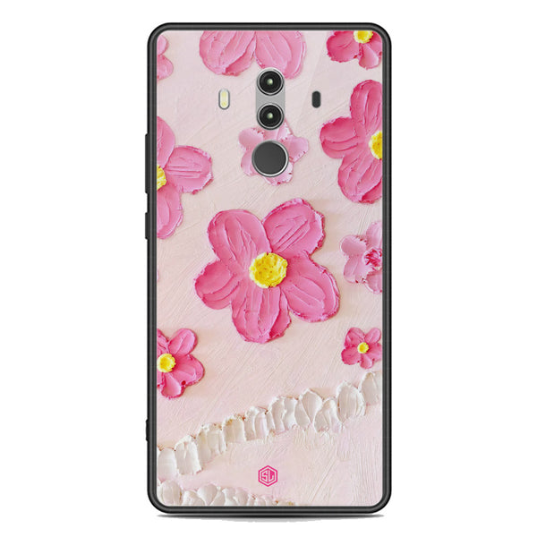Floral Series Soft Phone Case - Premium Glass Case - Design 2 - Huawei Mate 10 Pro