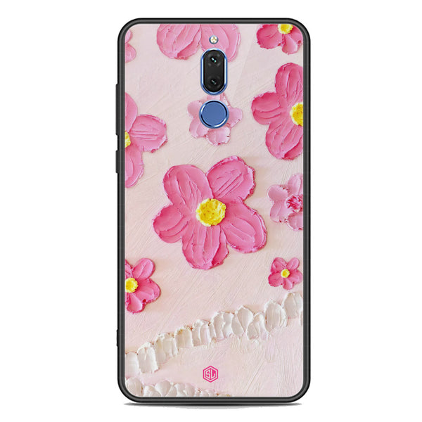 Floral Series Soft Phone Case - Premium Glass Case - Design 2 - Huawei Mate 10 Lite