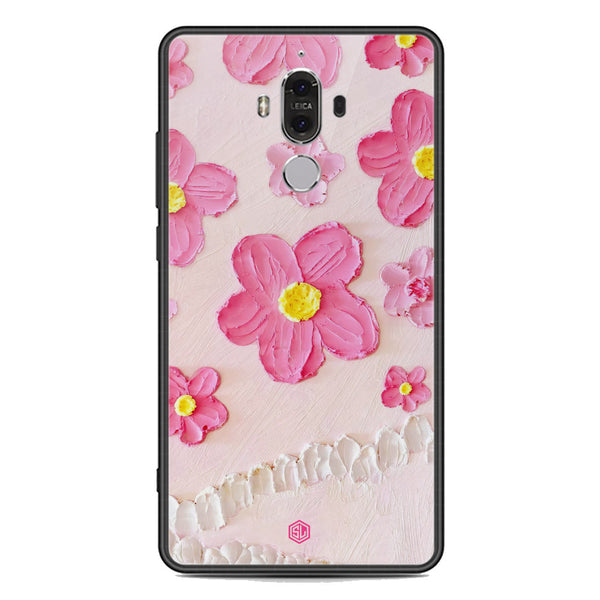 Floral Series Soft Phone Case - Premium Glass Case - Design 2 - Huawei Mate 9